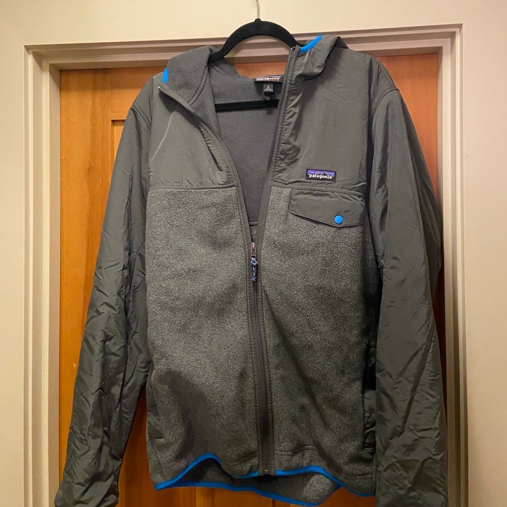 Patagonia Men’s Large Synchilla Hooded Full Zip Jacket